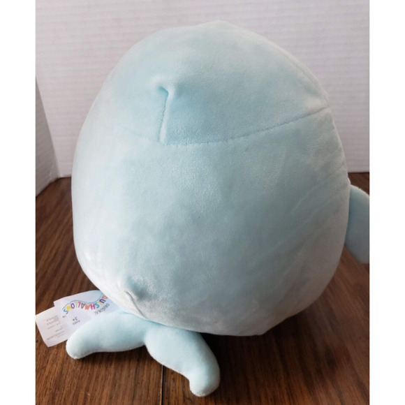 Basmina the Beluga Whale Kelly Toys Light Blue 7.5 Inch Squishmallow - Picture 5 of 8
